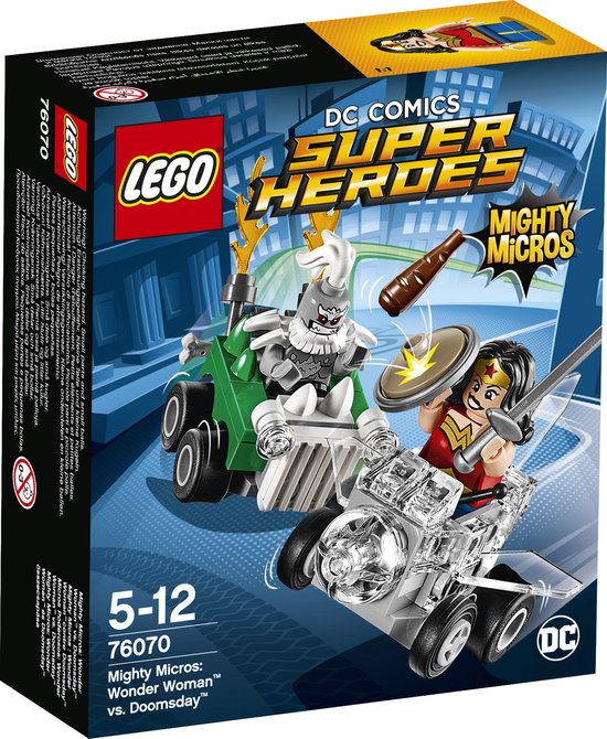 LEGO Super Heroes Mighty Micros Wonder Woman vs. Doomsday - 76070 van LEGO