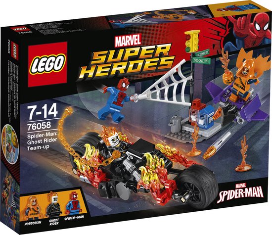 LEGO Super Heroes Spider-Man Ghost Rider Samenwerking - 76058 van LEGO