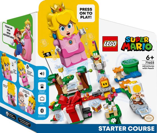 LEGO Super Mario Avonturen met Peach startset, Speelgoed voor Kinderen van 6+ Jaar - 71403 van LEGO