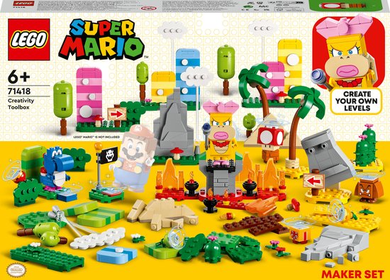 LEGO Super Mario Makersset: Creatieve gereedschapskist - 71418 van LEGO