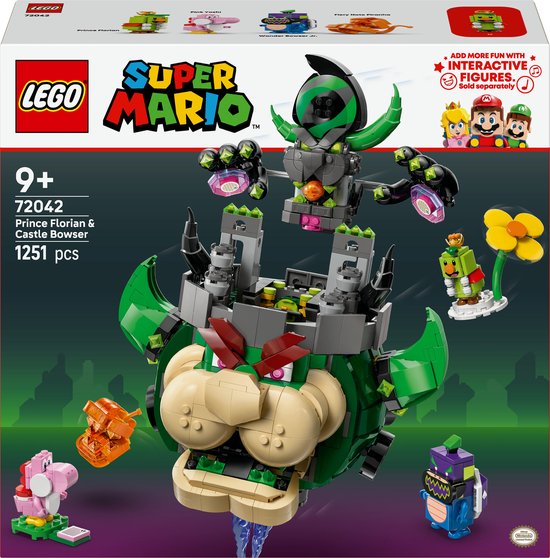LEGO® Super Mario™ Prins Florian en Kasteel-Bowser - 72042 van LEGO