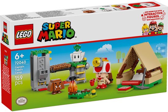 LEGO® Super Mario™ Toad-Baas' Kampeerplaats, Speelgoed - 72040 van Merkloos