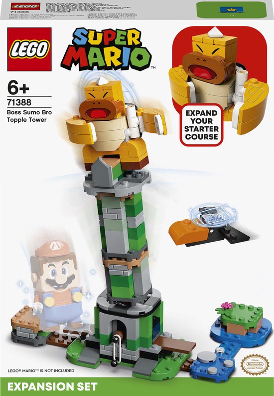 LEGO Super Mario Uitbreidingsset Eindbaasgevecht op de Sumo Bro-Toren - 71388 van LEGO