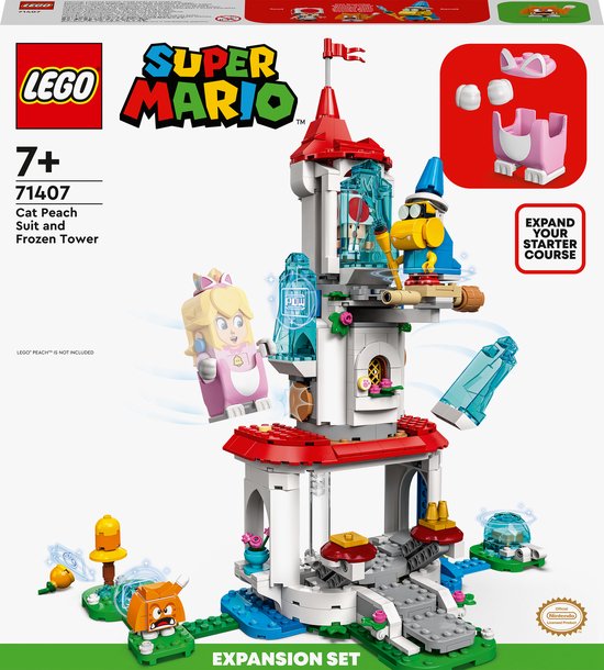 LEGO Super Mario Uitbreidingsset: Kat-Peach-uitrusting en IJstoren - 71407 van LEGO