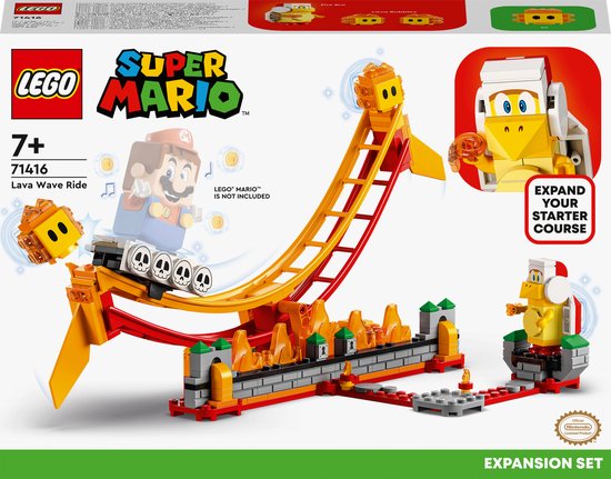 LEGO Super Mario Uitbreidingsset: Rit over lavagolven - 71416 van LEGO