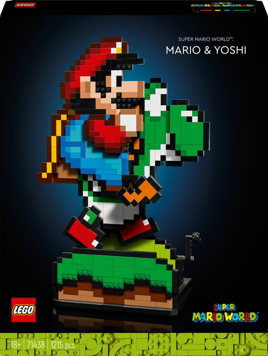 LEGO Super Mario World - Mario en Yoshi - 71438 van LEGO