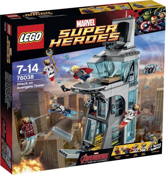 Lego Superheroes 76038 - Aanval op de Avengers toren van LEGO
