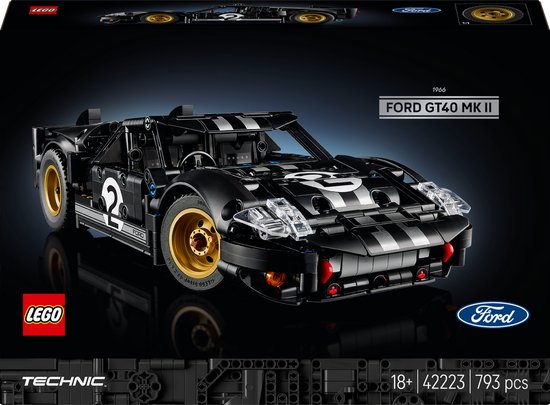 LEGO® Technic 1966 Ford GT40 MKII Racewagen - 42223 van LEGO