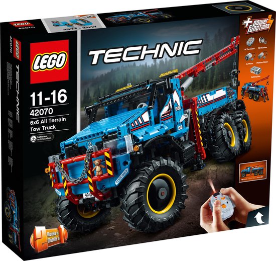 LEGO Technic 6x6 Allterrain-sleepwagen - 42070 van LEGO