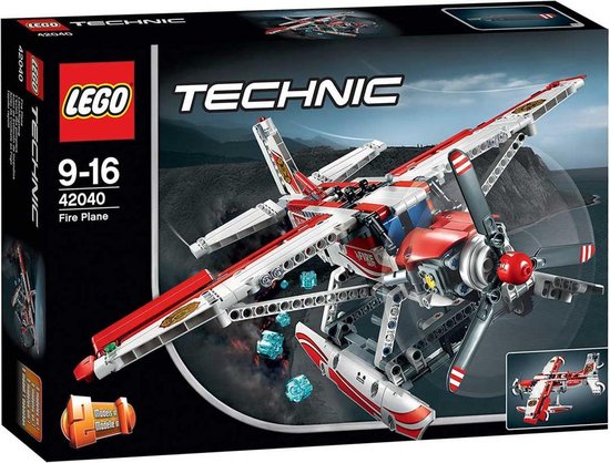 LEGO Technic Brandblus Vliegtuig - 42040 van LEGO