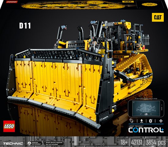 LEGO Technic Cat D11 Bulldozer met App-besturing - 42131 van LEGO