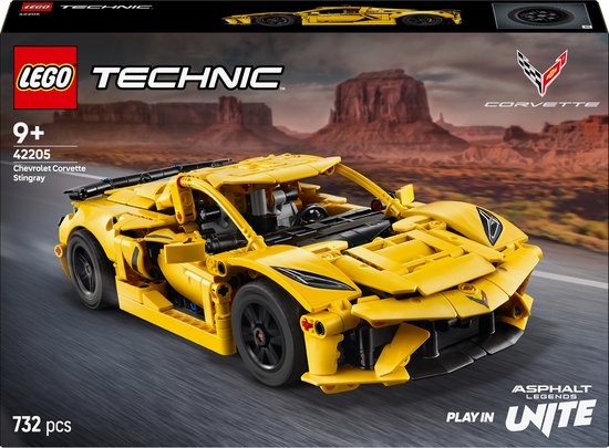 LEGO Technic Chevrolet Corvette Stingray - 42205 van LEGO