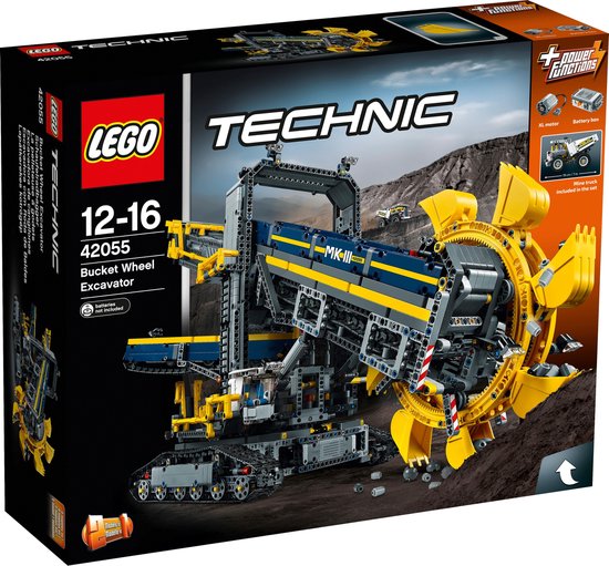 LEGO Technic Emmerwiel Graafmachine - 42055 van LEGO