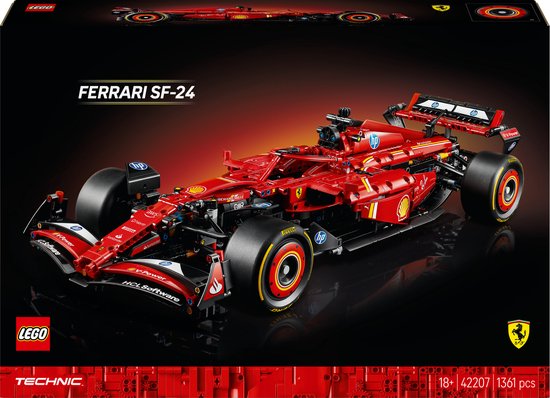LEGO Technic Ferrari SF-24 F1 auto Formule 1 Racewagen - 42207 van LEGO