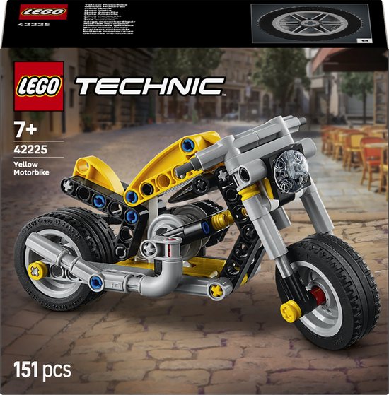 LEGO Technic - Gele Motor Speelgoed voor Kinderen vanaf 7 Jaar - 42225 van Merkloos