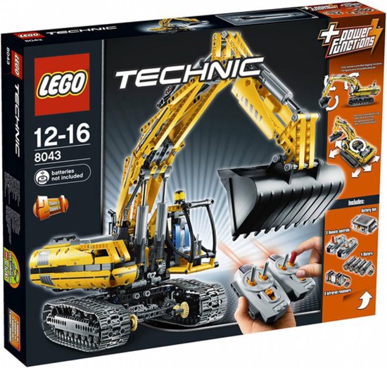 LEGO Technic Graafmachine met Motor - 8043 van LEGO