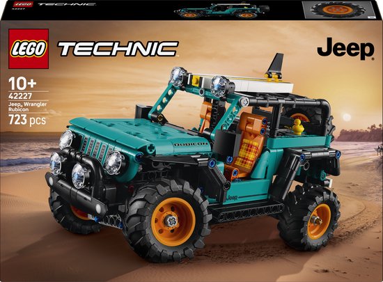 LEGO Technic - Jeep Wrangler Rubicon Terreinwagen Speelgoed Bouwpakket voor Kinderen - 42227 van Merkloos