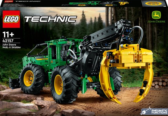 LEGO Technic John Deere 948L-II Skidder Voertuig Bouwpakket - 42157 van LEGO