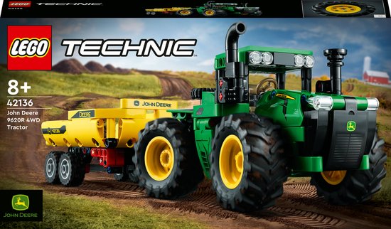 LEGO Technic John Deere 9620R 4WD Tractor - 42136 van LEGO