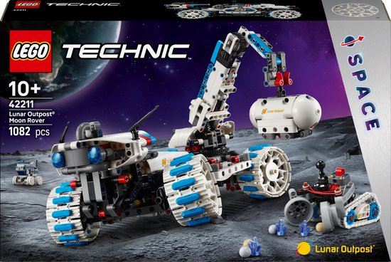 LEGO® Technic Lunar Outpost™ Maanrover Ruimtevoertuig - 42211 van LEGO
