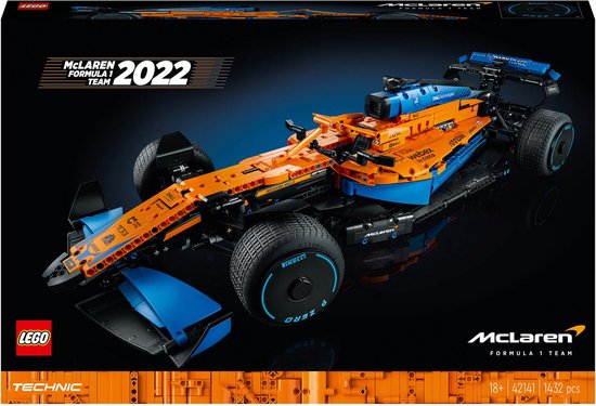 LEGO Technic McLaren Formule 1 2022 Racewagen Set voor Volwassenen - 42141 van LEGO