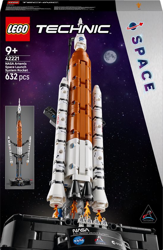 LEGO® Technic NASA Artemis Ruimteraket 42221 van Merkloos