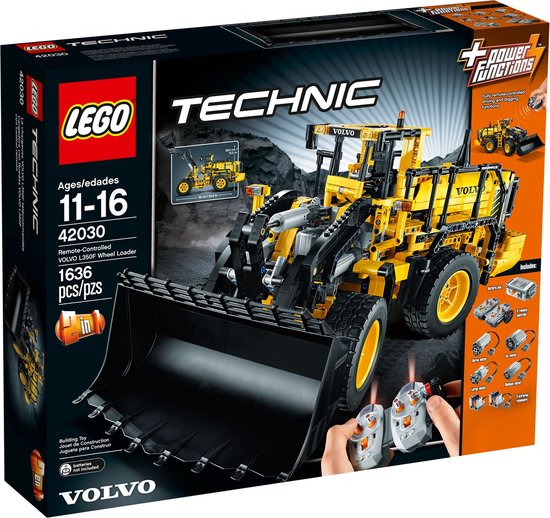 LEGO Technic Op Afstand Bedienbare Volvo L350F Wiellader - 42030 van LEGO