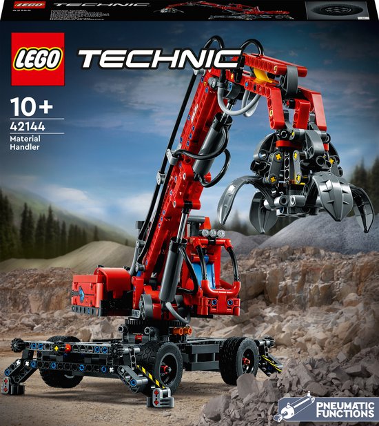 LEGO Technic Overslagkraan, Educatief Speelgoed met Pneumatische Functies - 42144 van LEGO