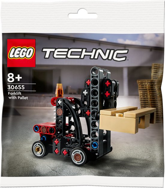 LEGO Technic Vorkheftruck met pallet - 30655 - polybag van LEGO