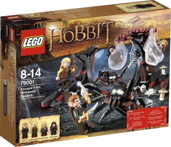 LEGO The Hobbit Mirkwood Spinnen Ontsnapping – 79001 van LEGO
