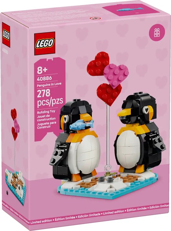 LEGO Valentijn 40886 - Verliefde pinguïns van LEGO