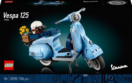 LEGO Vespa 125 Scooter bouwbare modelbouwset voor Volwassenen - 10298 van LEGO