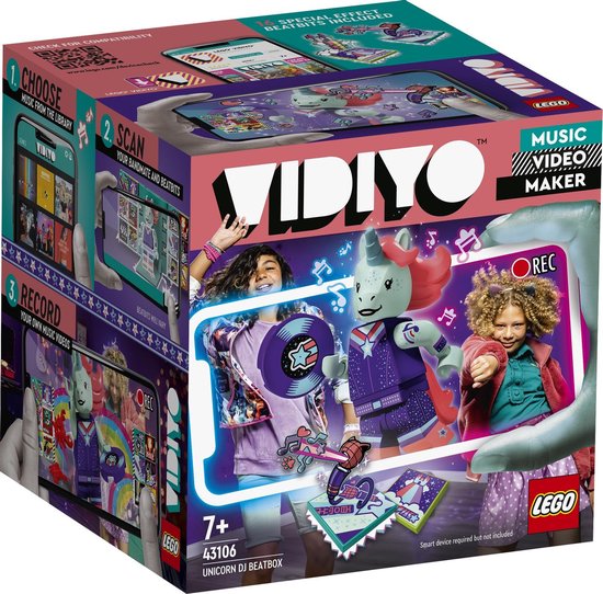 LEGO VIDIYO Unicorn DJ BeatBox - 43106 van LEGO