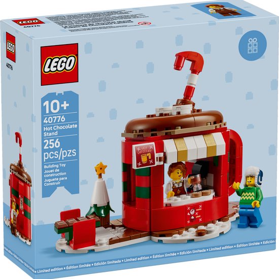 LEGO Warme chocolademelkkraam - 40776 van Merkloos