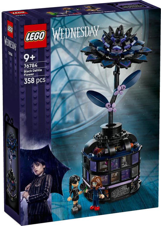 LEGO® Wednesday Zwarte Dahlia - 76784 van Merkloos