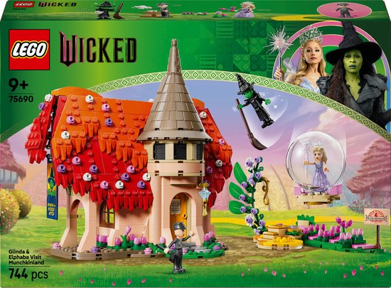 LEGO Wicked Glinda en Elphaba Bezoeken Munchkinland Set - 75690 van Merkloos