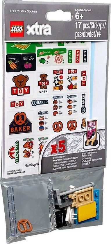 LEGO xtra stenenstickers (853921) van LEGO