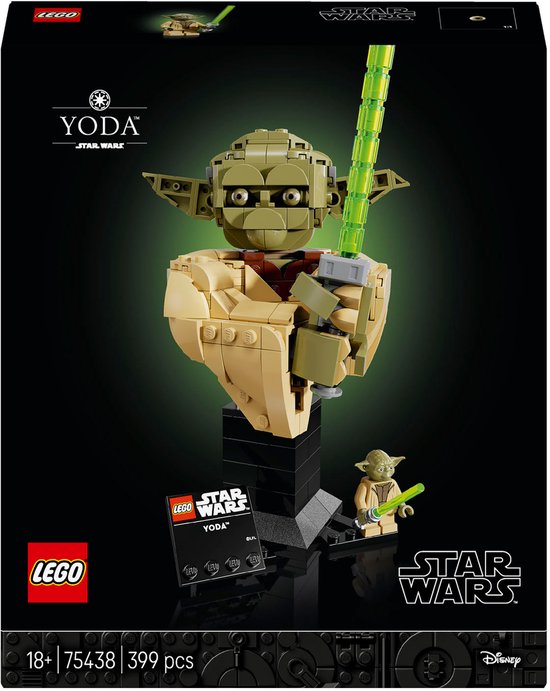 LEGO Yoda™-buste - 75438 van Merkloos