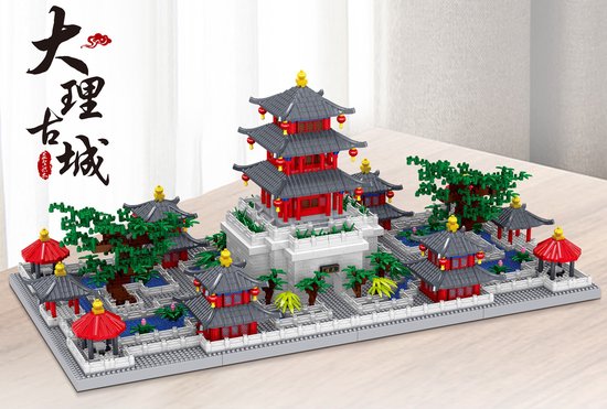 Lezi Dali Ancient City - Nanoblocks / miniblocks - Bouwset / 3D puzzel - 4403 bouwsteentjes - Lezi LZ8271 van Lezi