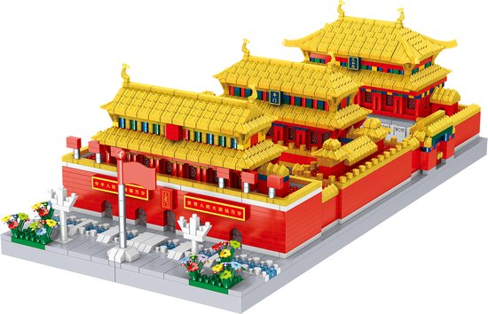 Lezi Imperial Palace - Nanoblocks / miniblocks - Bouwset / 3D puzzel - 3819 bouwsteentjes - Lezi LZ8274 van Lezi