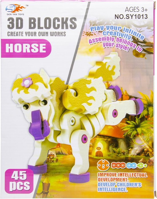 Lg-imports Bouwpakket Paard 45-delig van LG-Imports