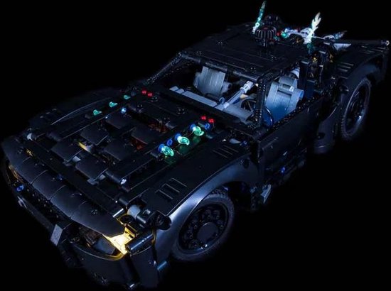 Light My Bricks - Geschikt voor LEGO The Batman - Batmobile - 42127 Verlichtings Set van Light My Bricks