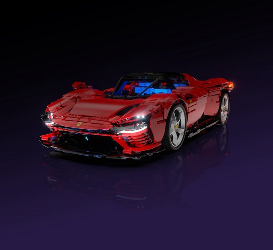 Light My Bricks (LMB) 2.0 Lichtset voor for LEGO #42143 Ferrari Daytona SP3 van Light My Bricks