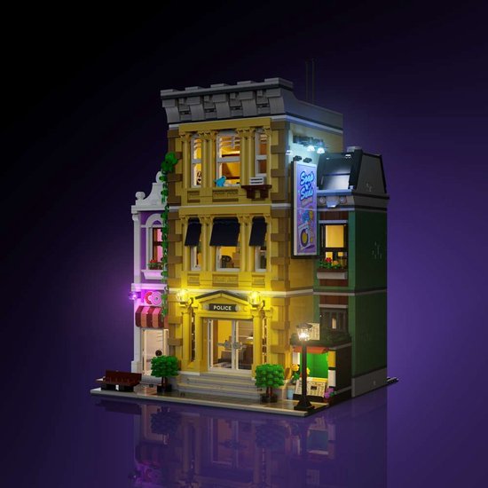 Light My Bricks (LMB) 2.0 Lichtset voor LEGO #10278 Politiebureau van Light My Bricks