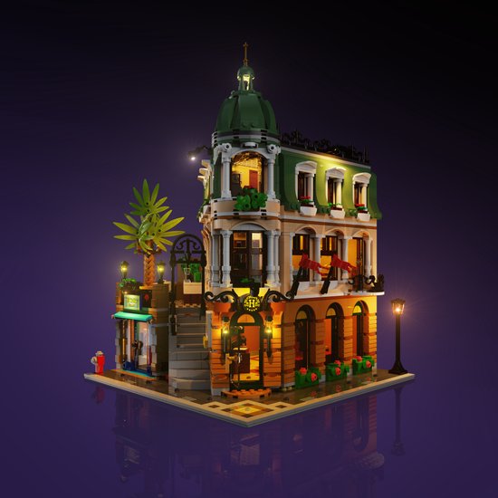 Light My Bricks (LMB) 2.0 Lichtset voor LEGO #10297 Boetiekhotel van Light My Bricks