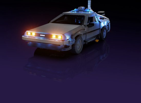 Light My Bricks (LMB) 2.0 Lichtset voor LEGO #10300 Back to the Future Tijdmachine van Light My Bricks