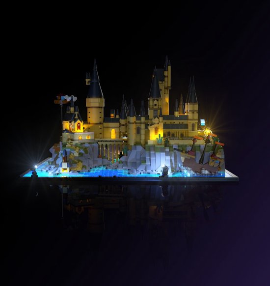 Light My Bricks (LMB) 2.0 Lichtset voor LEGO #76419 Kasteel Zweinstein™ en terrein van Light My Bricks