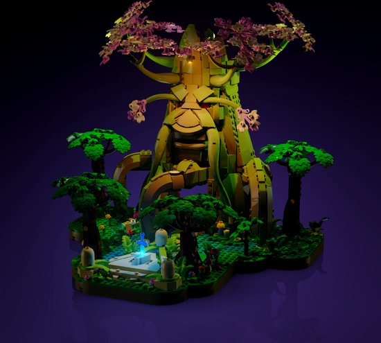 Light My Bricks (LMB) 2.0 Lichtset voor LEGO #77092 The Legend of Zelda - Grote Deku-Boom 2-in-1 van Light My Bricks