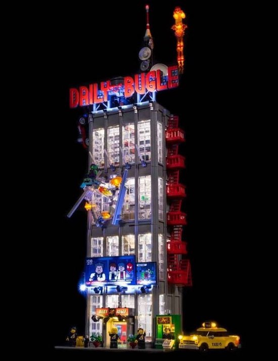 Light My Bricks - Verlichtings Set geschikt voor LEGO Daily Bugle 76178 Verlichtings Set van Light My Bricks