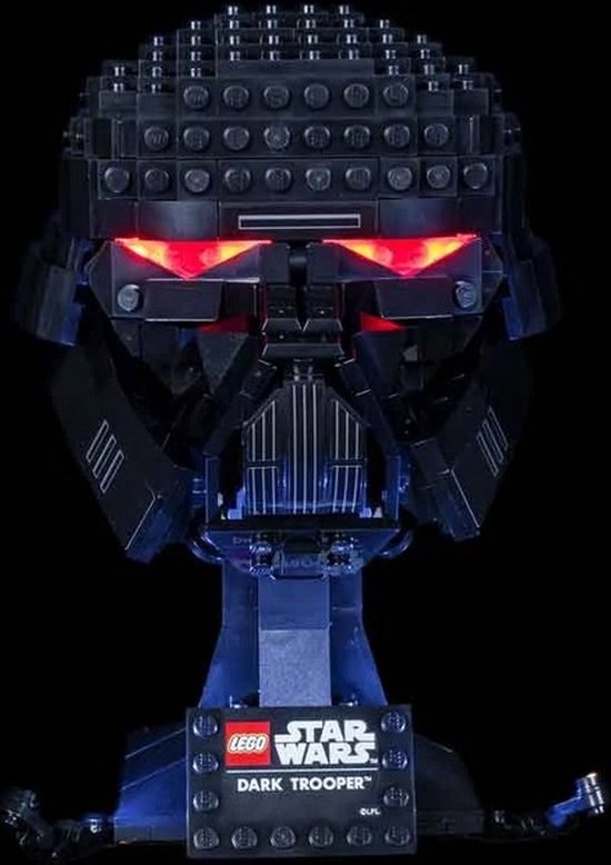 Light My Bricks - Verlichtingsset geschikt voor LEGO Dark Trooper Helmet 75343 van Light My Bricks